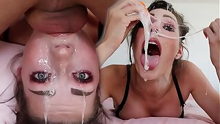 Sloppy Upside Down Throat Fuck - Balls Deep Facefucking with Young First-timer Teen -  Shaiden Rogue